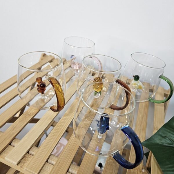 Glass Mug With Shape Inside