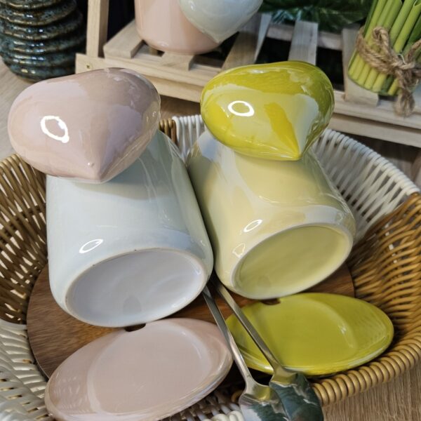 Ceramic Mug with Heart Handgrip