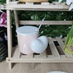 Ceramic Mug with Heart Handgrip