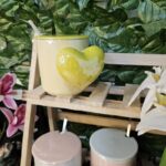 Ceramic Mug with Heart Handgrip
