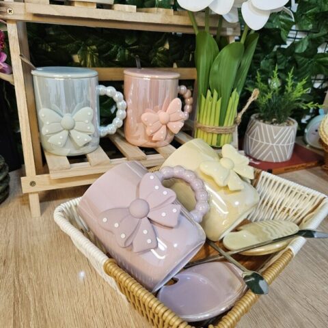 Fyonka Ceramic Mug with Spoon