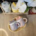 Butterfly Ceramic Mug with Straw