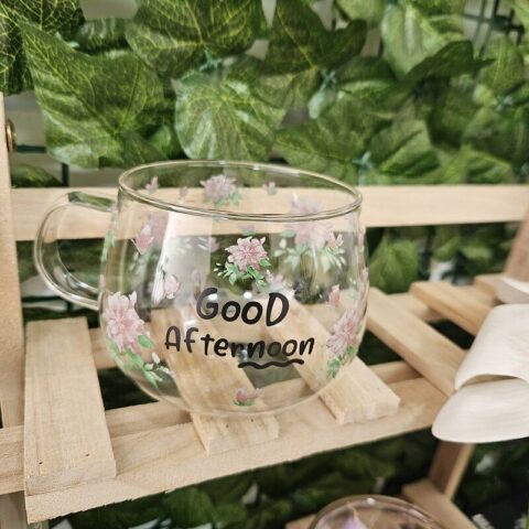 Good Afternoon Glass Mug