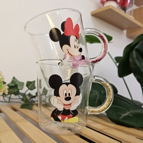 Disney Characters Glass Mug