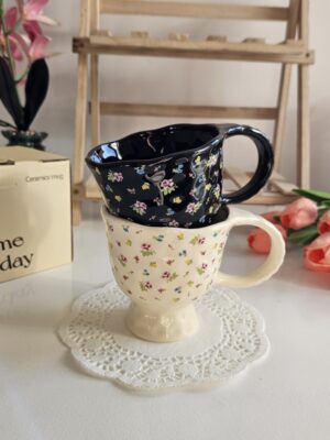 Luxury Floral Ceramic Mug