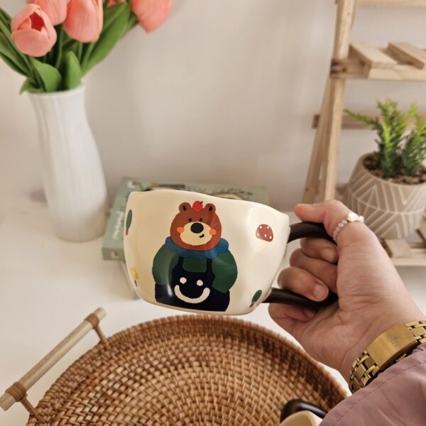Cute Cartoon Bear Ceramic Mug