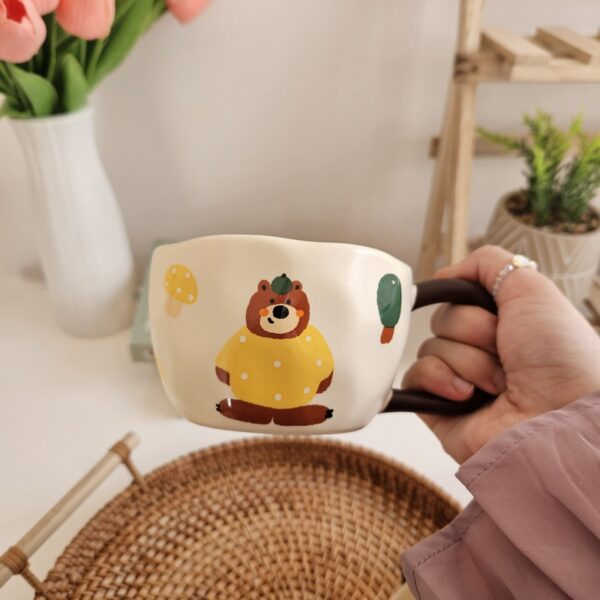 Cute Cartoon Bear Ceramic Mug