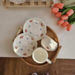 Pearl Handle Ceramic Mug