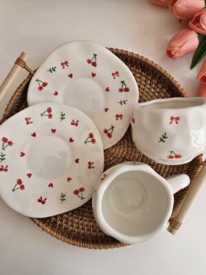 Cherry Handmade Ceramic Mug