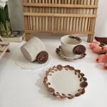 Vintage Button Ceramic Mug