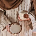 Vintage Button Ceramic Mug