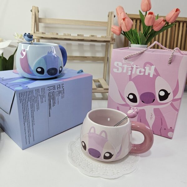 Premium Stitch and Angel Ceramic Mug