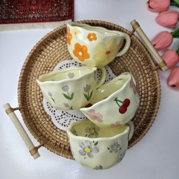 Cute Flowers Ceramic Mug