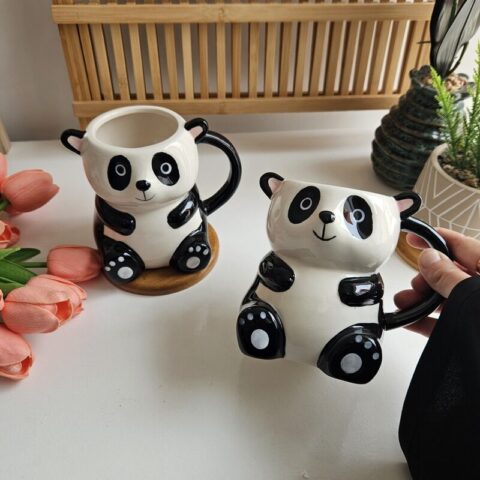 Panda Shape Ceramic Mug