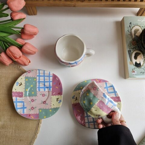 Patchwork Ceramic Mug
