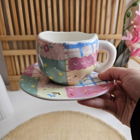 Patchwork Ceramic Mug