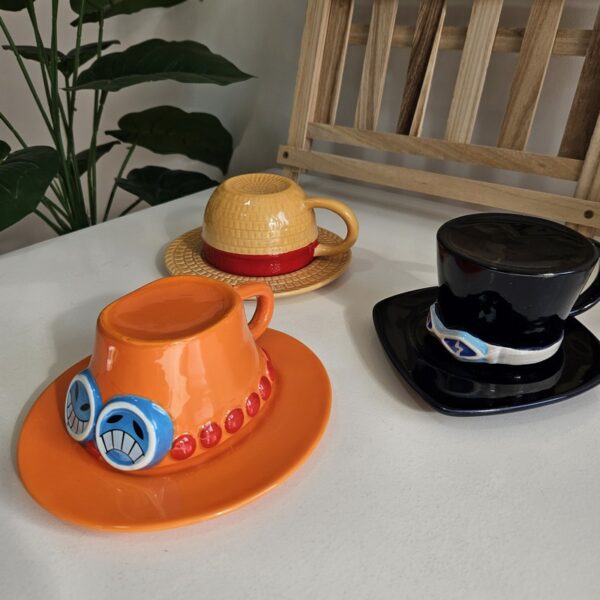 One Piece Brothers Ceramic Mug Set