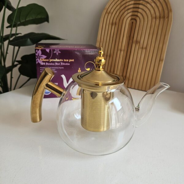 Glass Teapot with Filter Inside